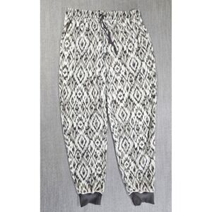 LulaRoe Women's Sweatpants Jogger Camo Dark And Light Gray Beige Sz Medium M